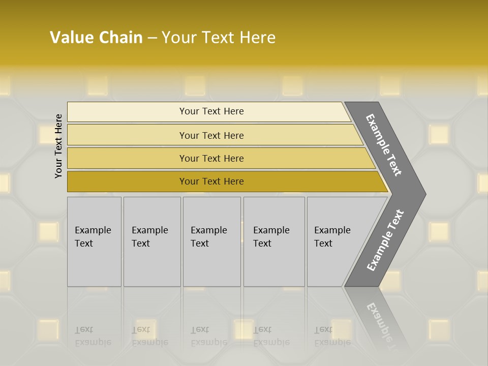 Light Faience Mosaic PowerPoint Template