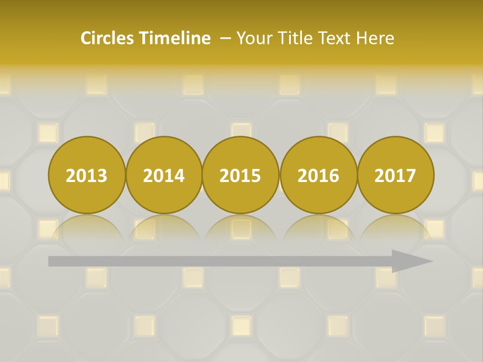 Light Faience Mosaic PowerPoint Template