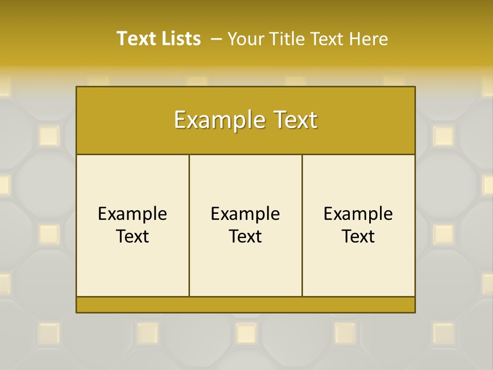 Light Faience Mosaic PowerPoint Template
