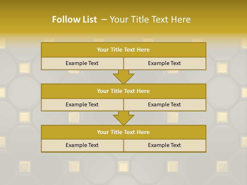 Light Faience Mosaic PowerPoint Template
