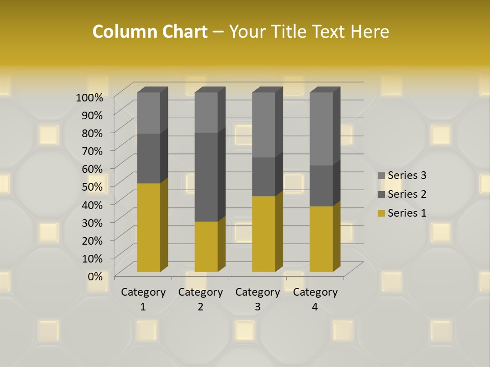 Light Faience Mosaic PowerPoint Template