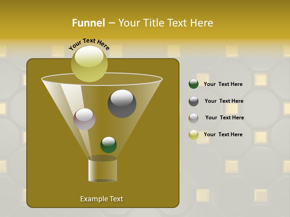 Light Faience Mosaic PowerPoint Template