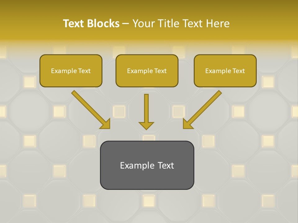 Light Faience Mosaic PowerPoint Template