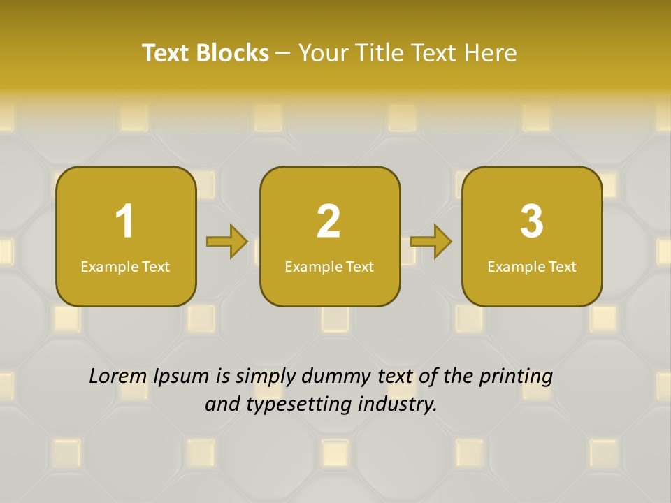 Light Faience Mosaic PowerPoint Template