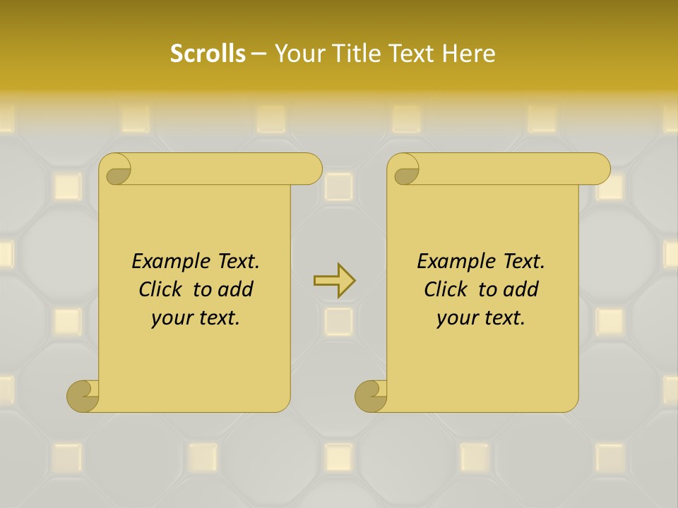Light Faience Mosaic PowerPoint Template