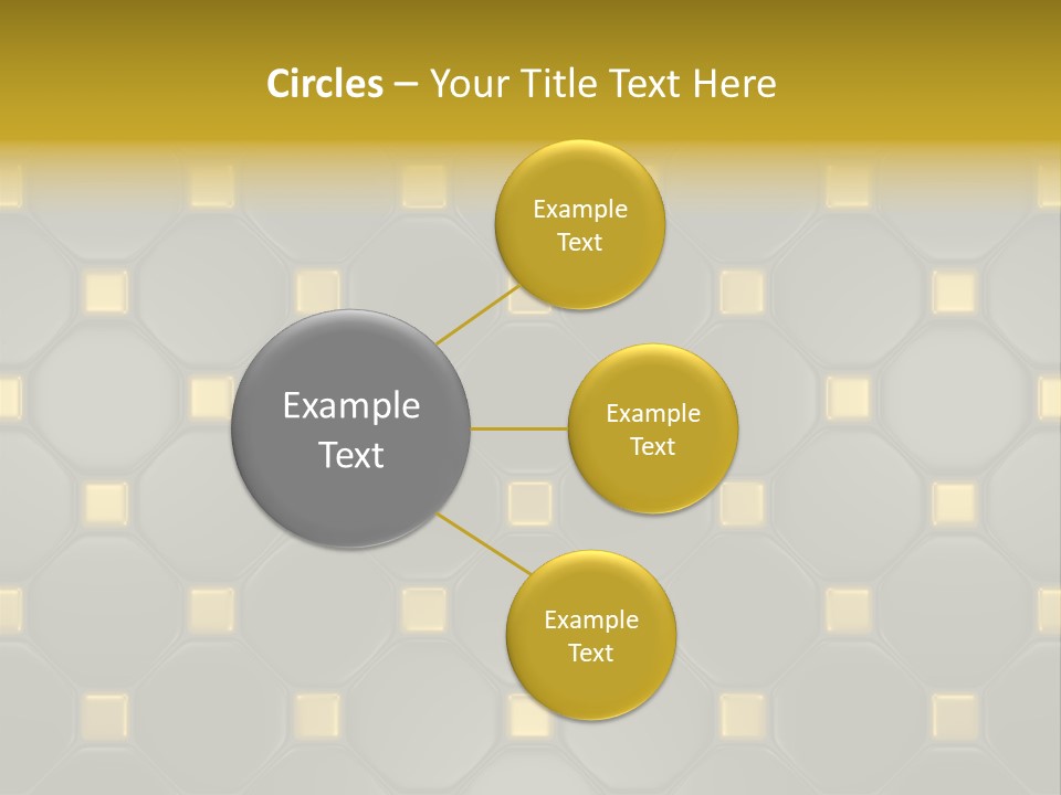 Light Faience Mosaic PowerPoint Template