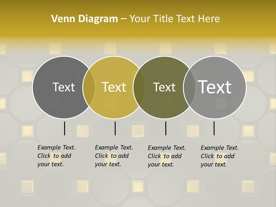 Light Faience Mosaic PowerPoint Template