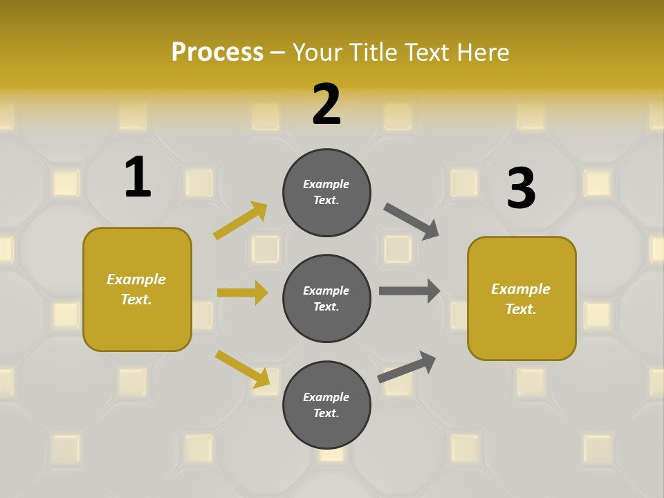 Light Faience Mosaic PowerPoint Template