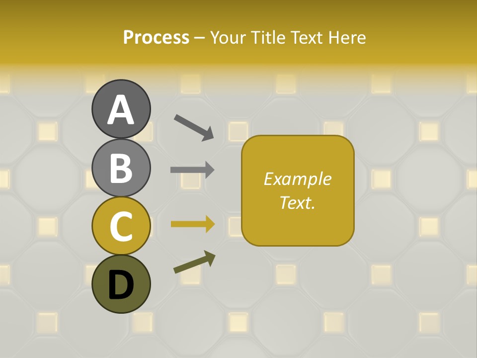 Light Faience Mosaic PowerPoint Template