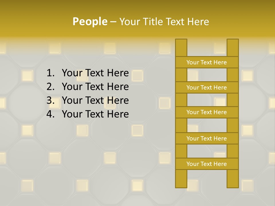 Light Faience Mosaic PowerPoint Template