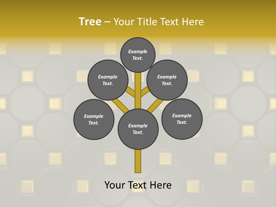 Light Faience Mosaic PowerPoint Template