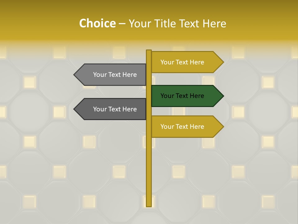 Light Faience Mosaic PowerPoint Template