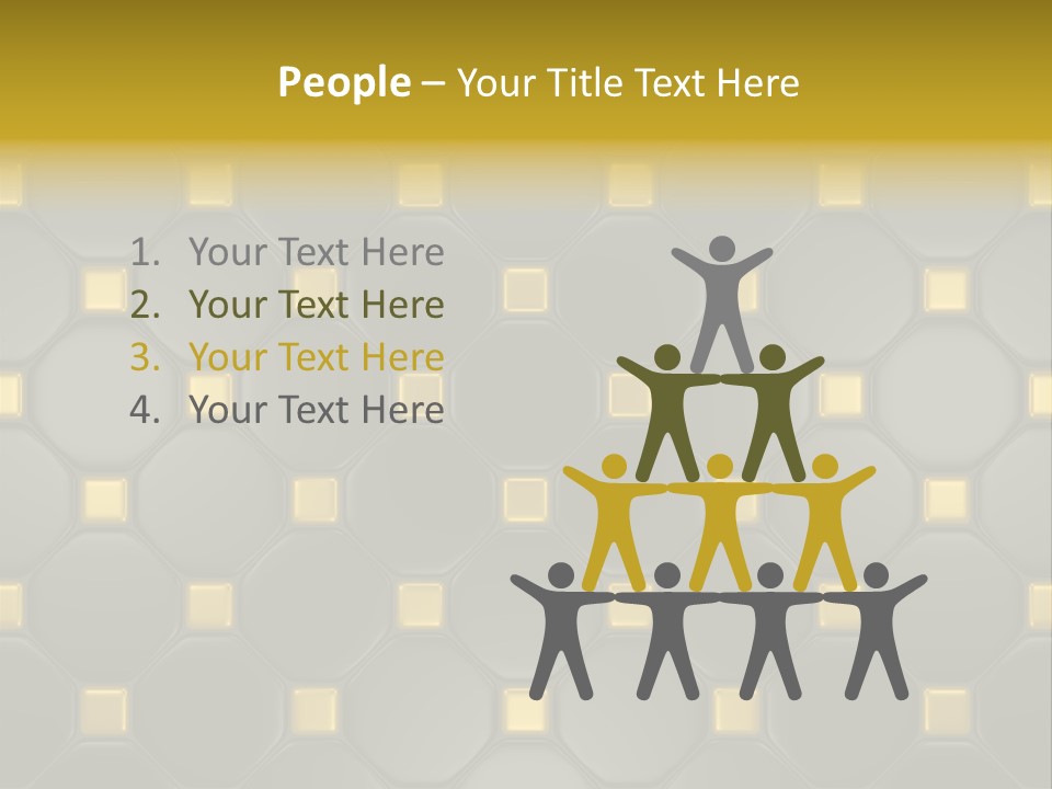 Light Faience Mosaic PowerPoint Template