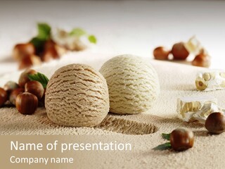 Calorie Closeup Alimento PowerPoint Template