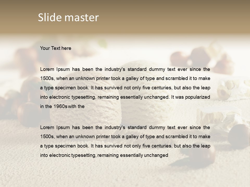 Calorie Closeup Alimento PowerPoint Template