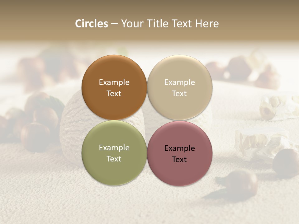 Calorie Closeup Alimento PowerPoint Template