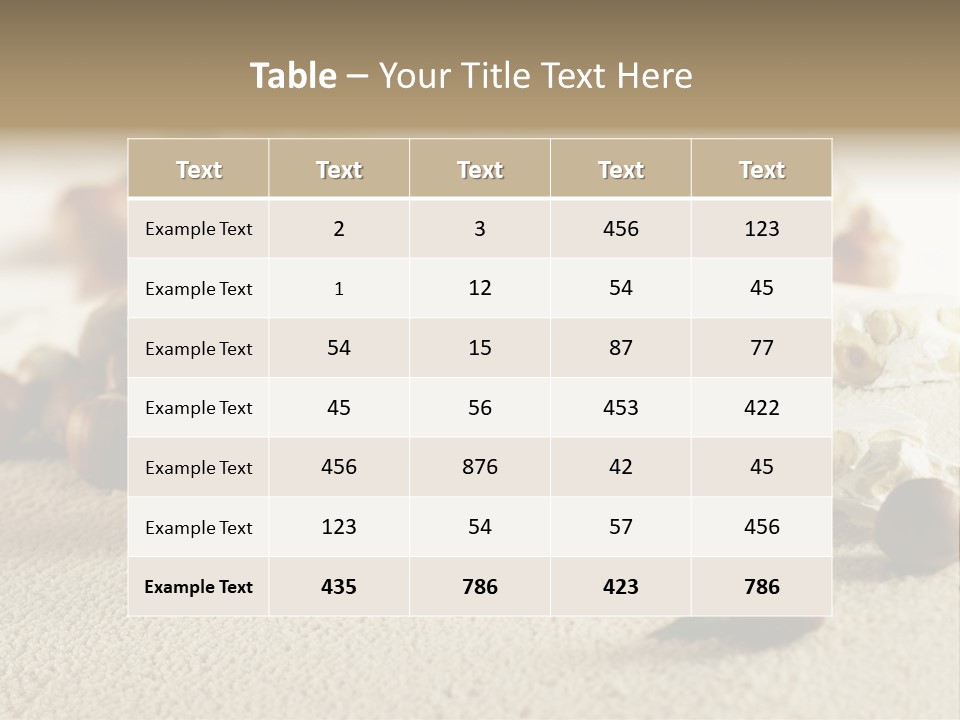 Calorie Closeup Alimento PowerPoint Template