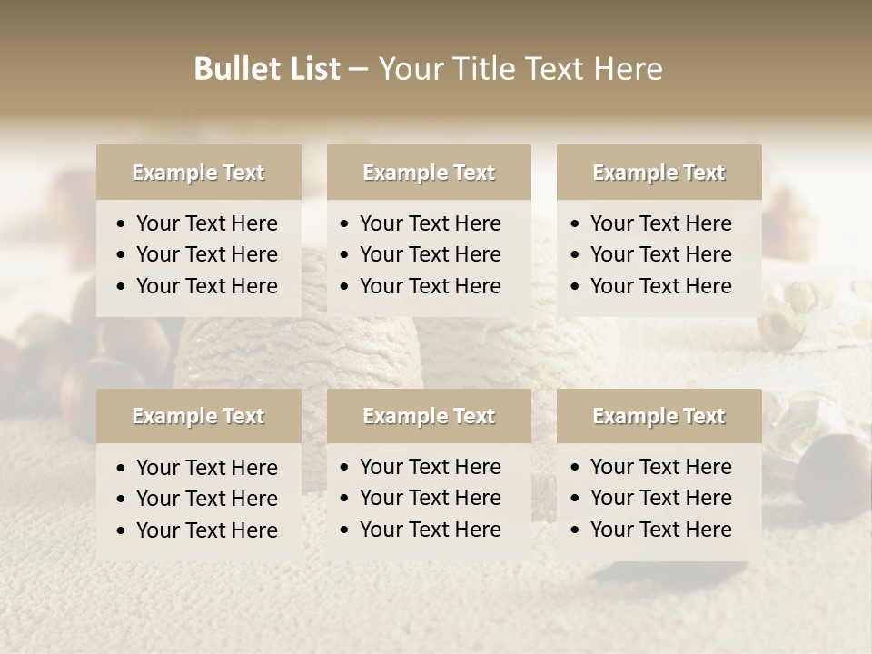 Calorie Closeup Alimento PowerPoint Template