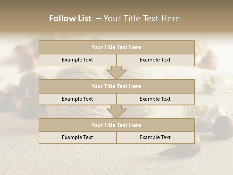 Calorie Closeup Alimento PowerPoint Template