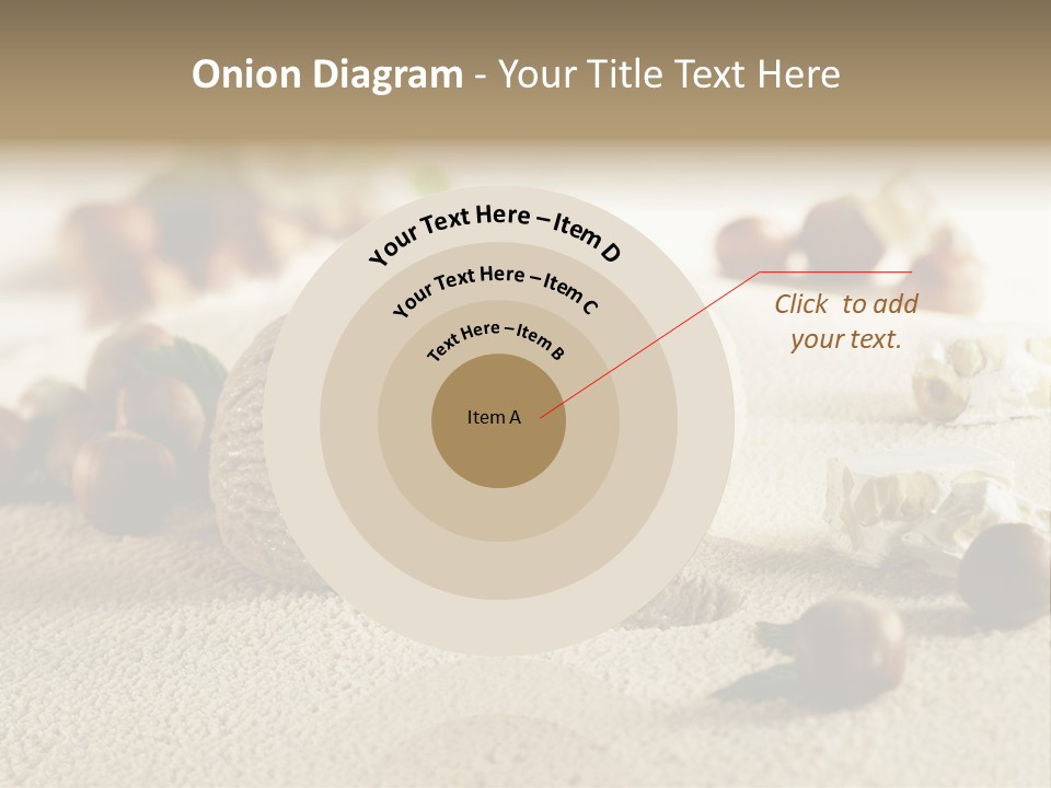 Calorie Closeup Alimento PowerPoint Template