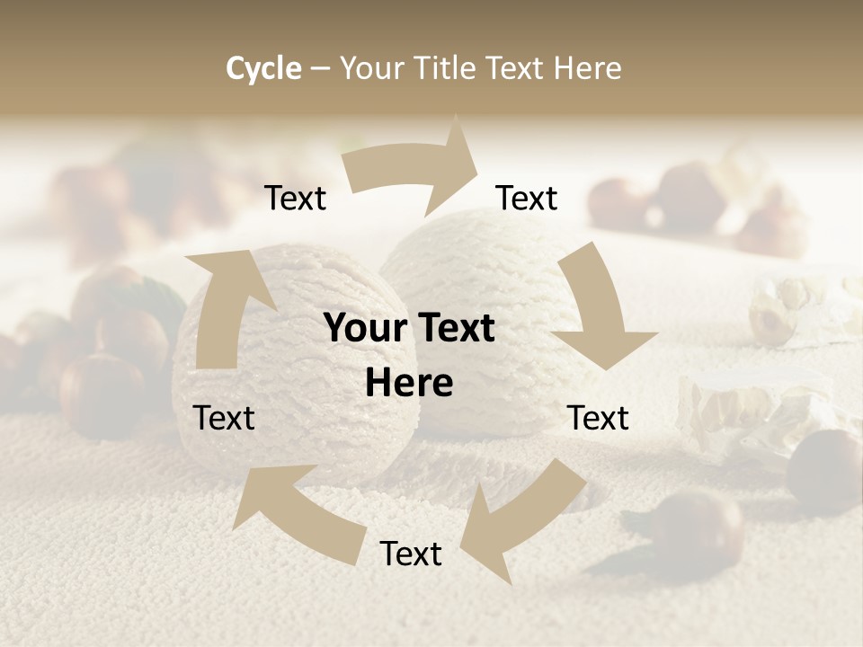 Calorie Closeup Alimento PowerPoint Template