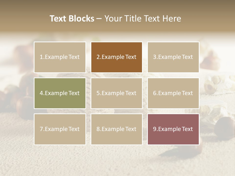 Calorie Closeup Alimento PowerPoint Template