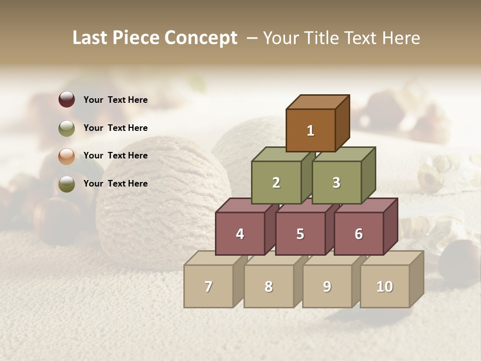 Calorie Closeup Alimento PowerPoint Template