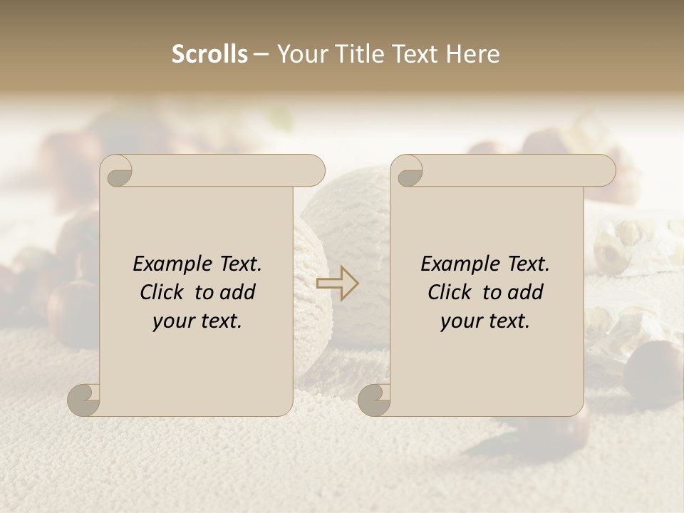 Calorie Closeup Alimento PowerPoint Template