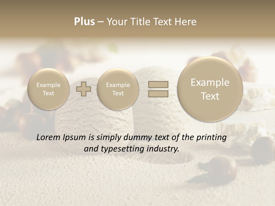 Calorie Closeup Alimento PowerPoint Template