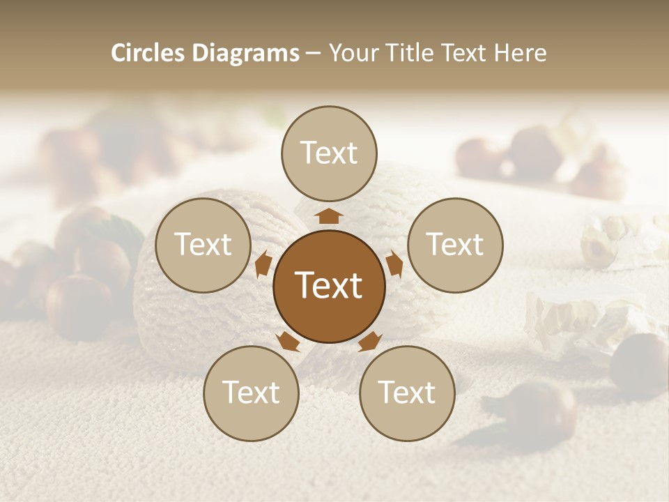 Calorie Closeup Alimento PowerPoint Template