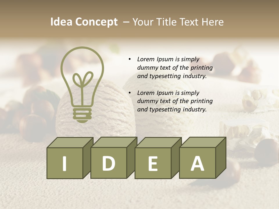 Calorie Closeup Alimento PowerPoint Template