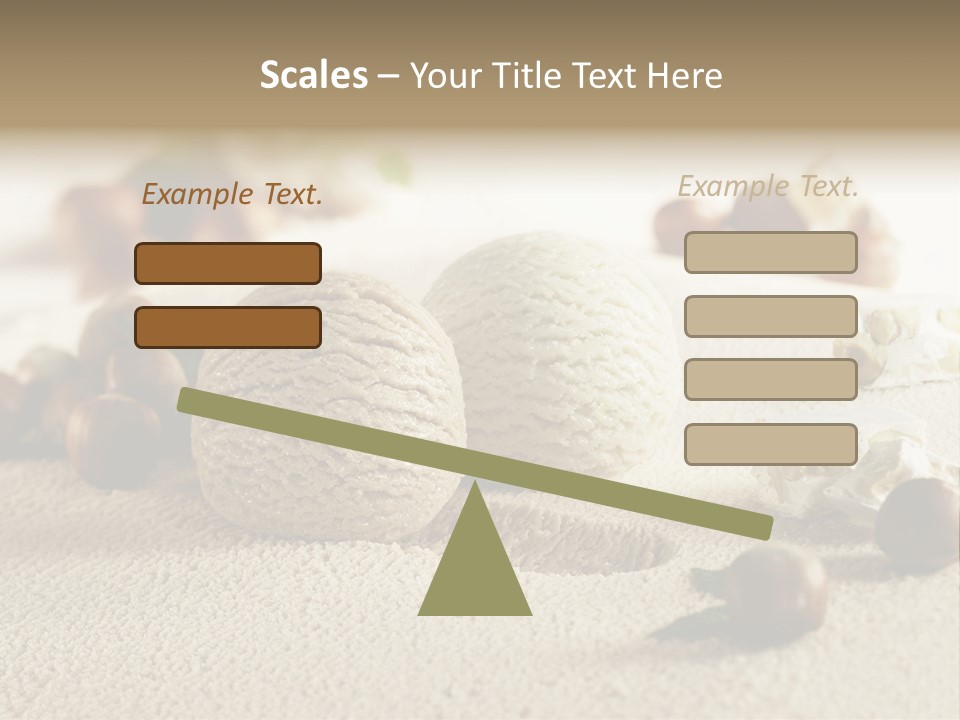 Calorie Closeup Alimento PowerPoint Template