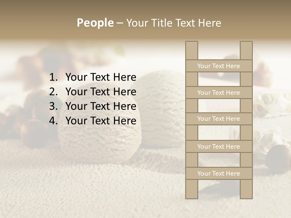 Calorie Closeup Alimento PowerPoint Template