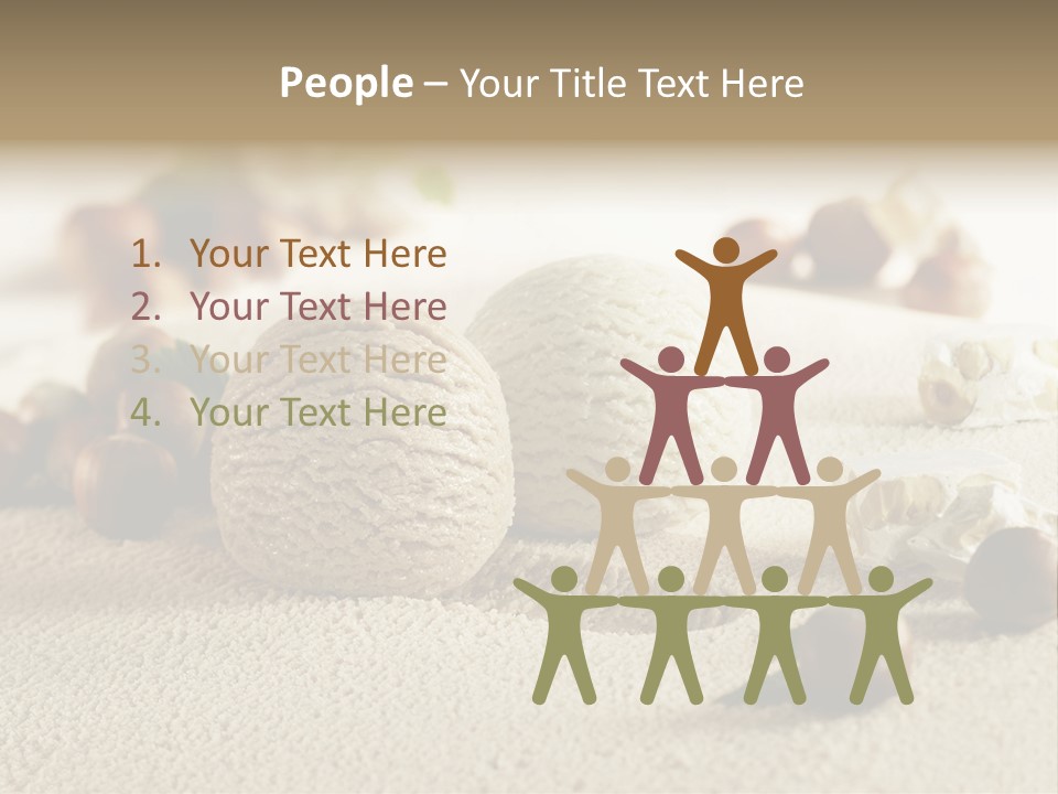 Calorie Closeup Alimento PowerPoint Template