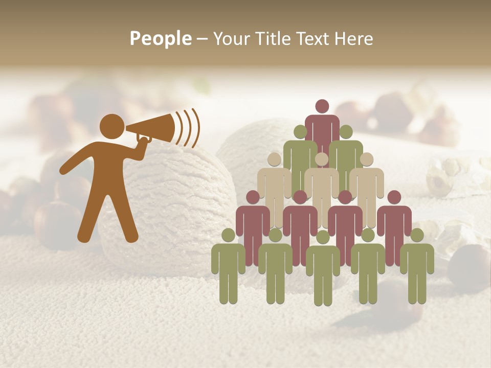 Calorie Closeup Alimento PowerPoint Template