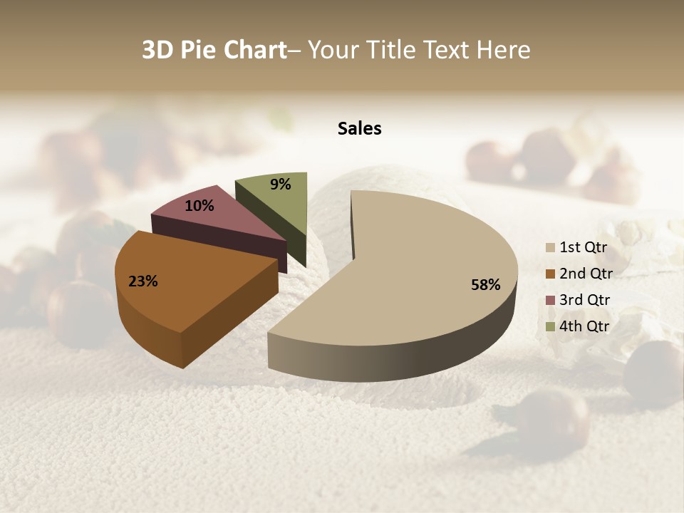 Calorie Closeup Alimento PowerPoint Template