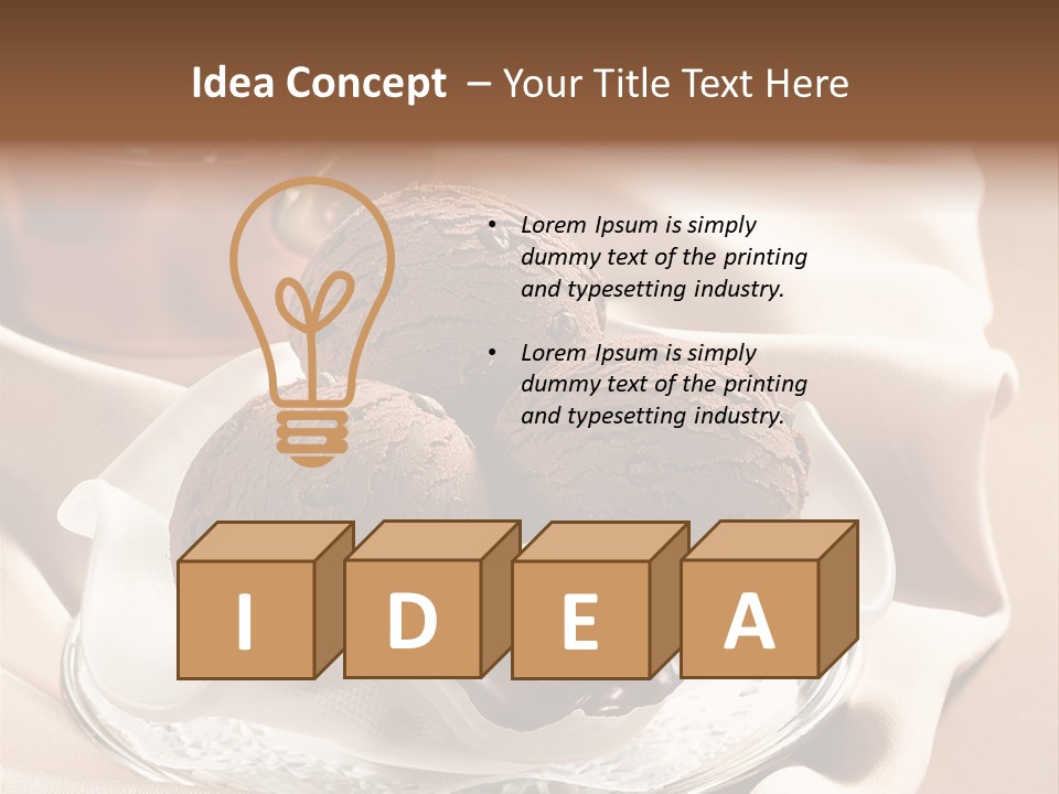 Dettaglio Fragola Primo Piano PowerPoint Template