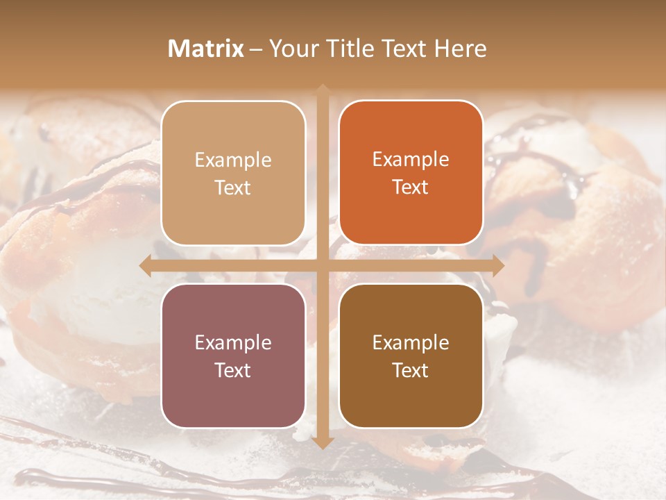 Sweets Choux Sugar PowerPoint Template