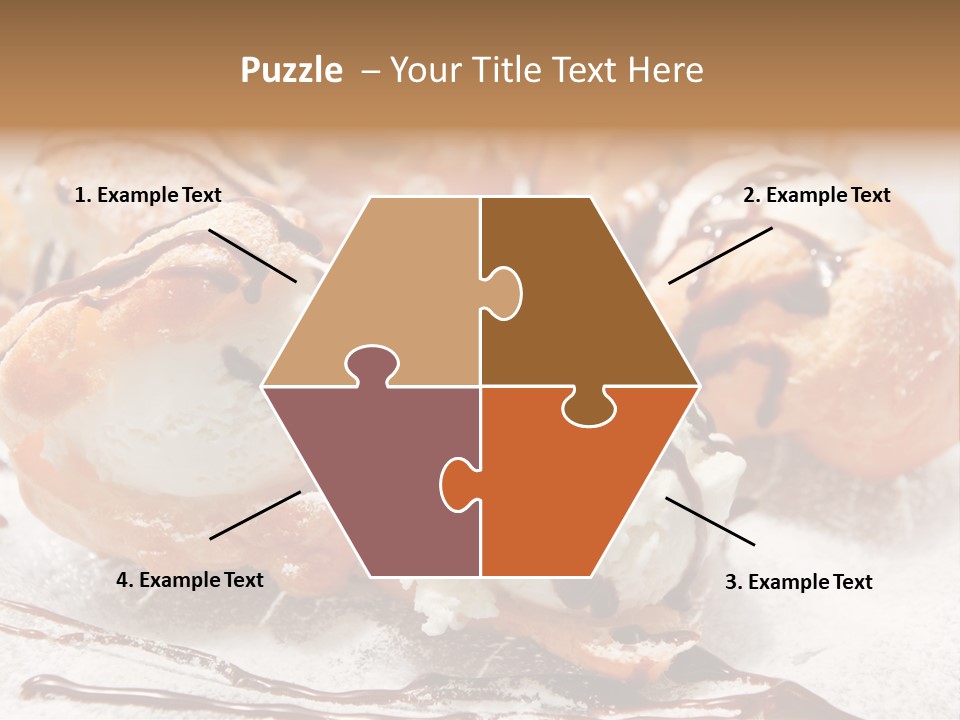 Sweets Choux Sugar PowerPoint Template