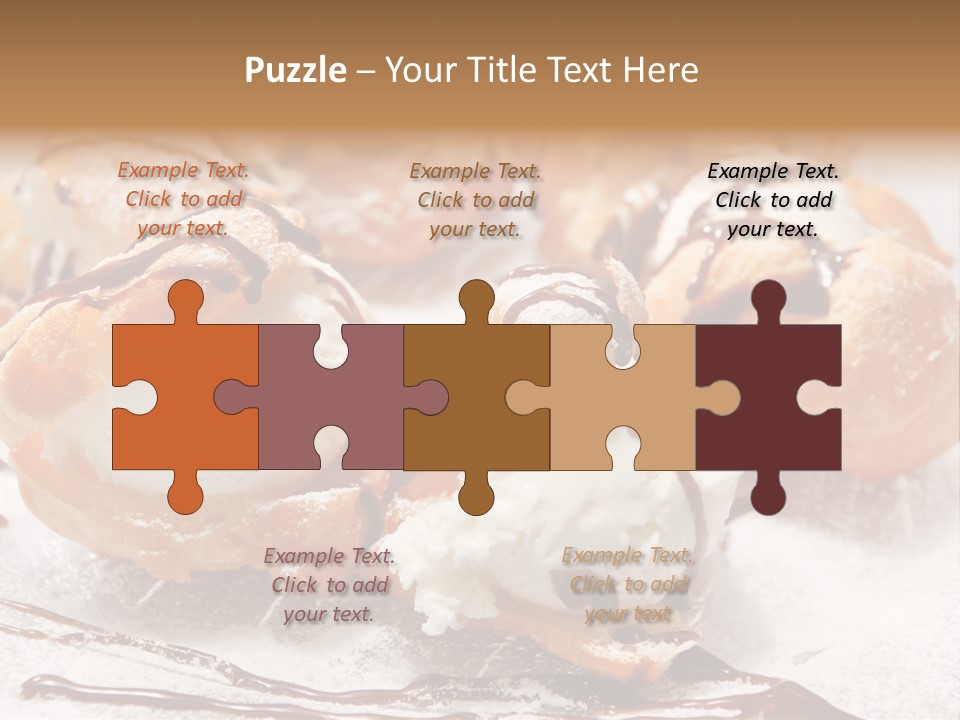 Sweets Choux Sugar PowerPoint Template