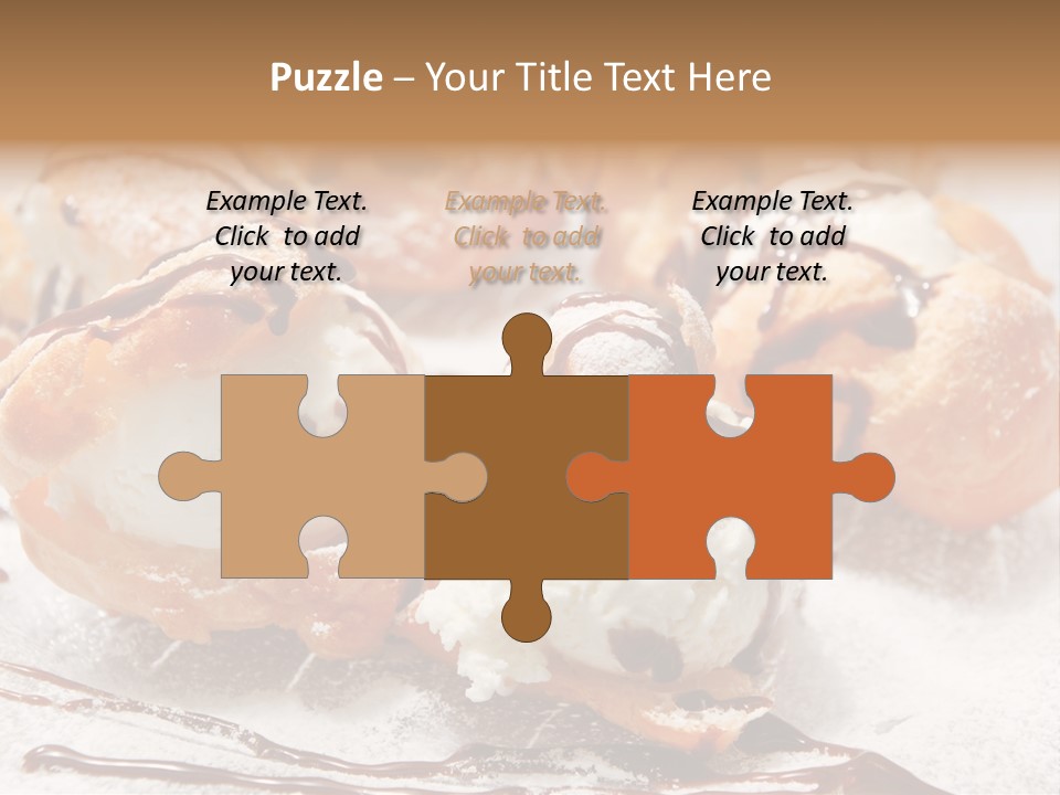 Sweets Choux Sugar PowerPoint Template