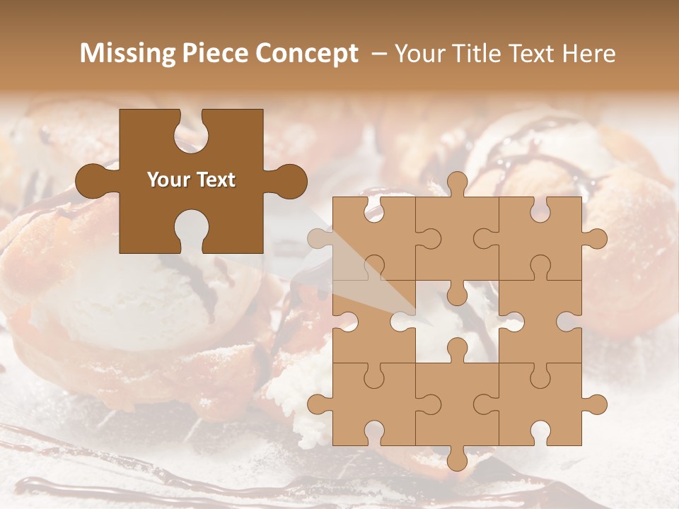 Sweets Choux Sugar PowerPoint Template