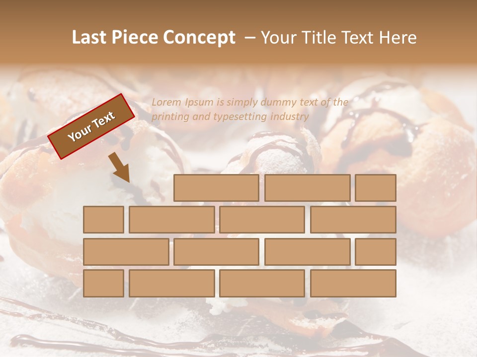 Sweets Choux Sugar PowerPoint Template