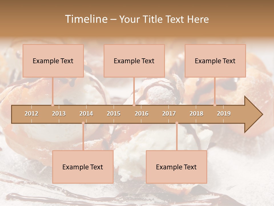 Sweets Choux Sugar PowerPoint Template