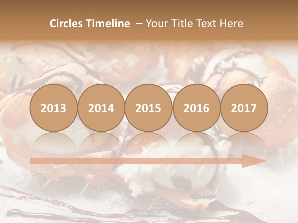 Sweets Choux Sugar PowerPoint Template