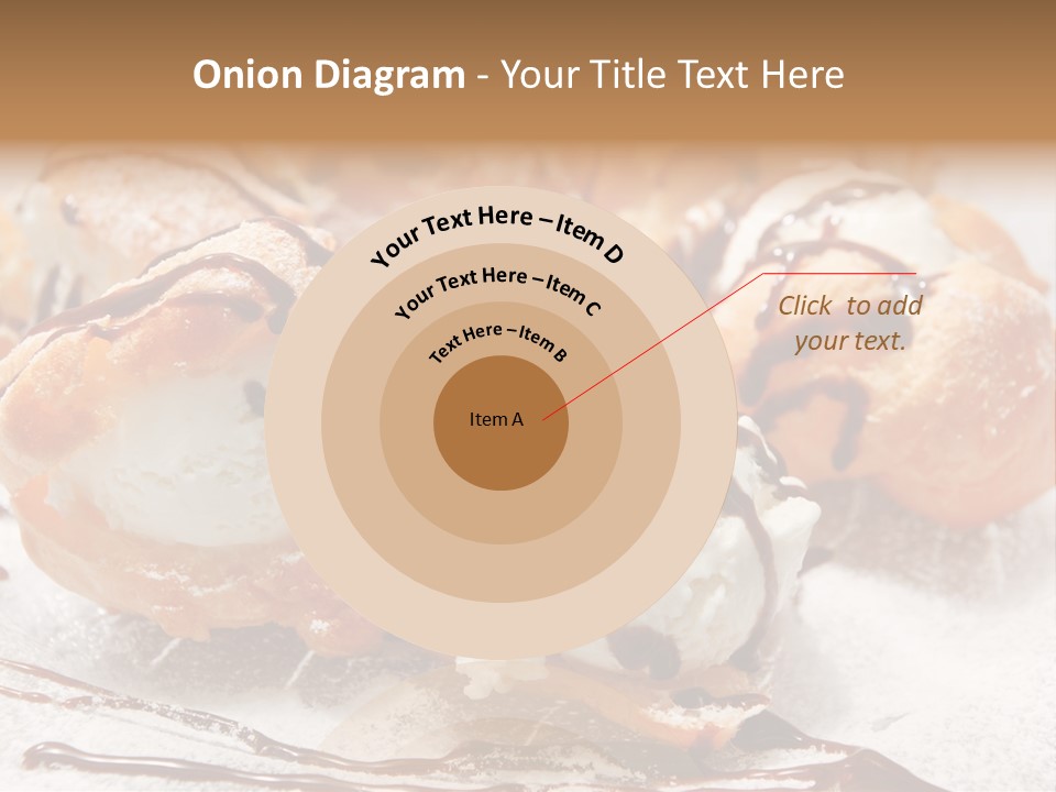 Sweets Choux Sugar PowerPoint Template