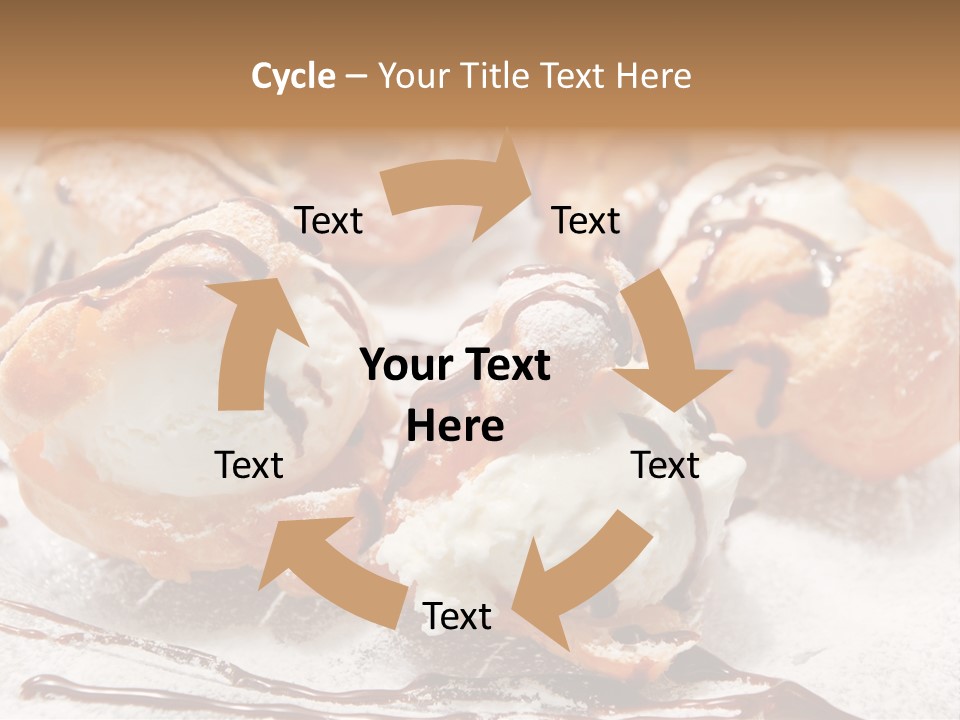 Sweets Choux Sugar PowerPoint Template