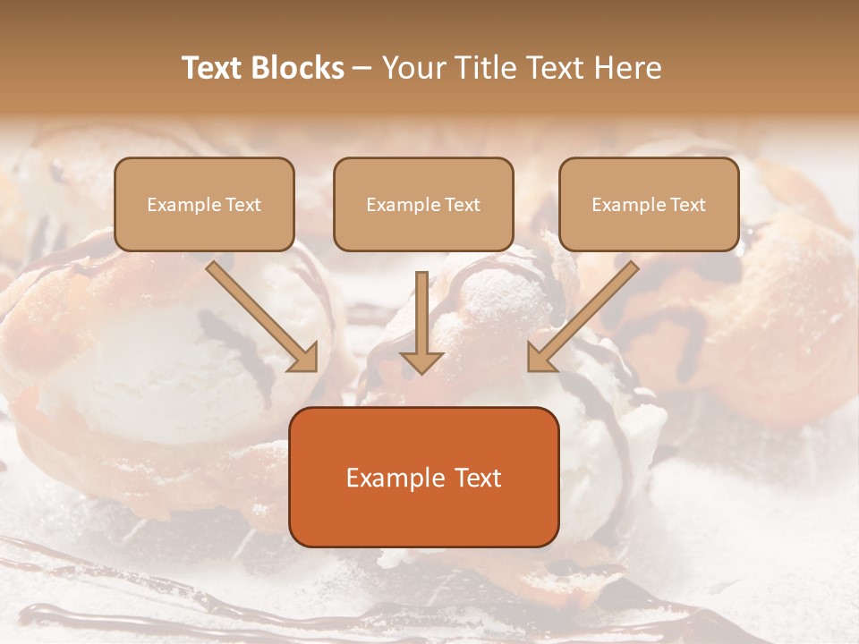 Sweets Choux Sugar PowerPoint Template