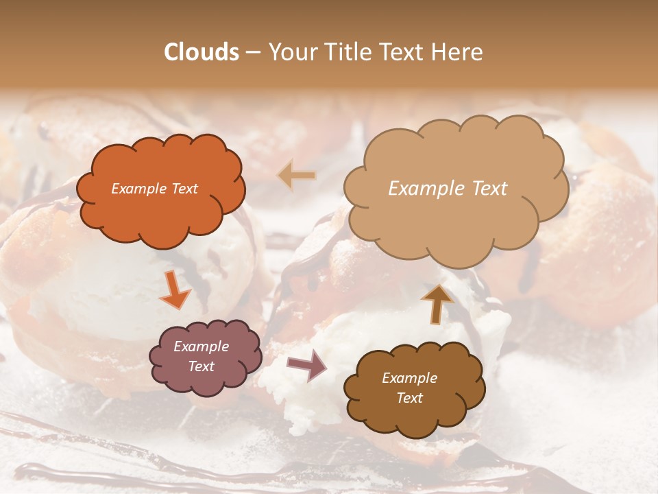 Sweets Choux Sugar PowerPoint Template