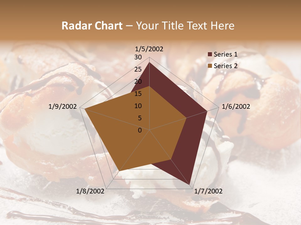 Sweets Choux Sugar PowerPoint Template